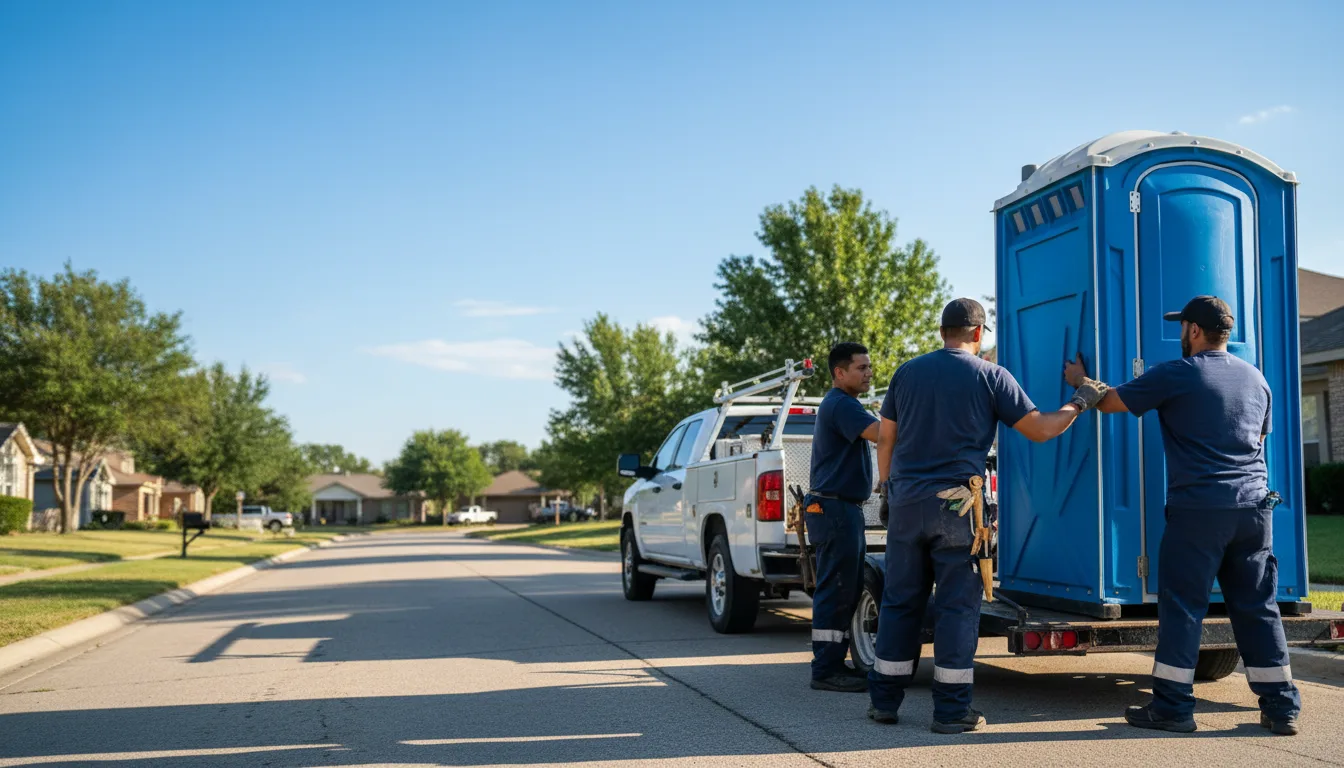 Portable Toilet Rental in Elkhart, TX near me